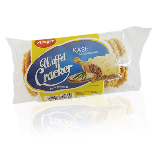 Stenger-Waffel-Cracker-Käse-Kreuzkümmel